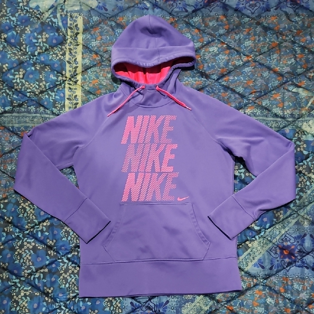 Nike Lavender Hoodie with Pink Accents
